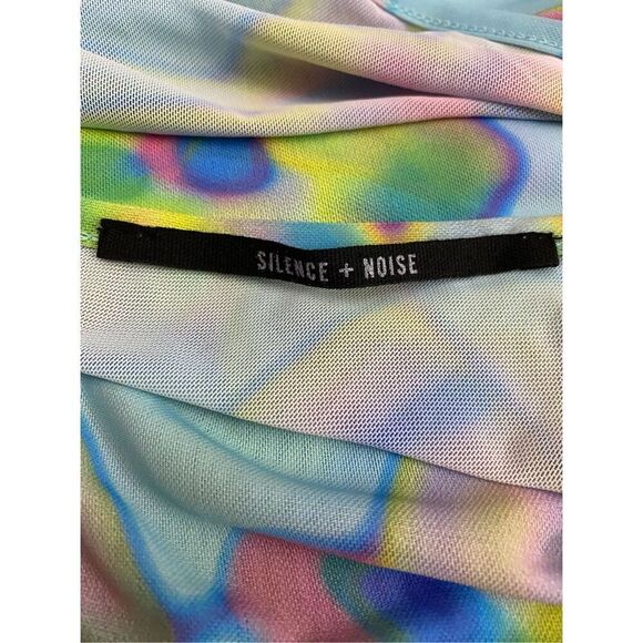 Silence + Noise Urban Outfitters Tie Dye Mini Dress Sz S - Picture 5 of 7